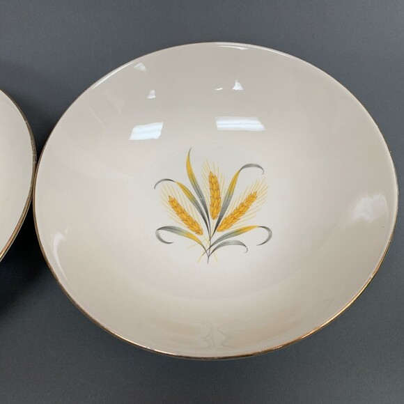 Lifetime China Co Fieldcrest Vegetable Serving Bowls Semi-Vitreous Lot of 2 - Picture 4 of 11
